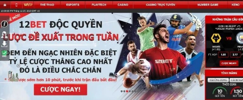 Lưu ý những điều kiện rút tiền 12bet